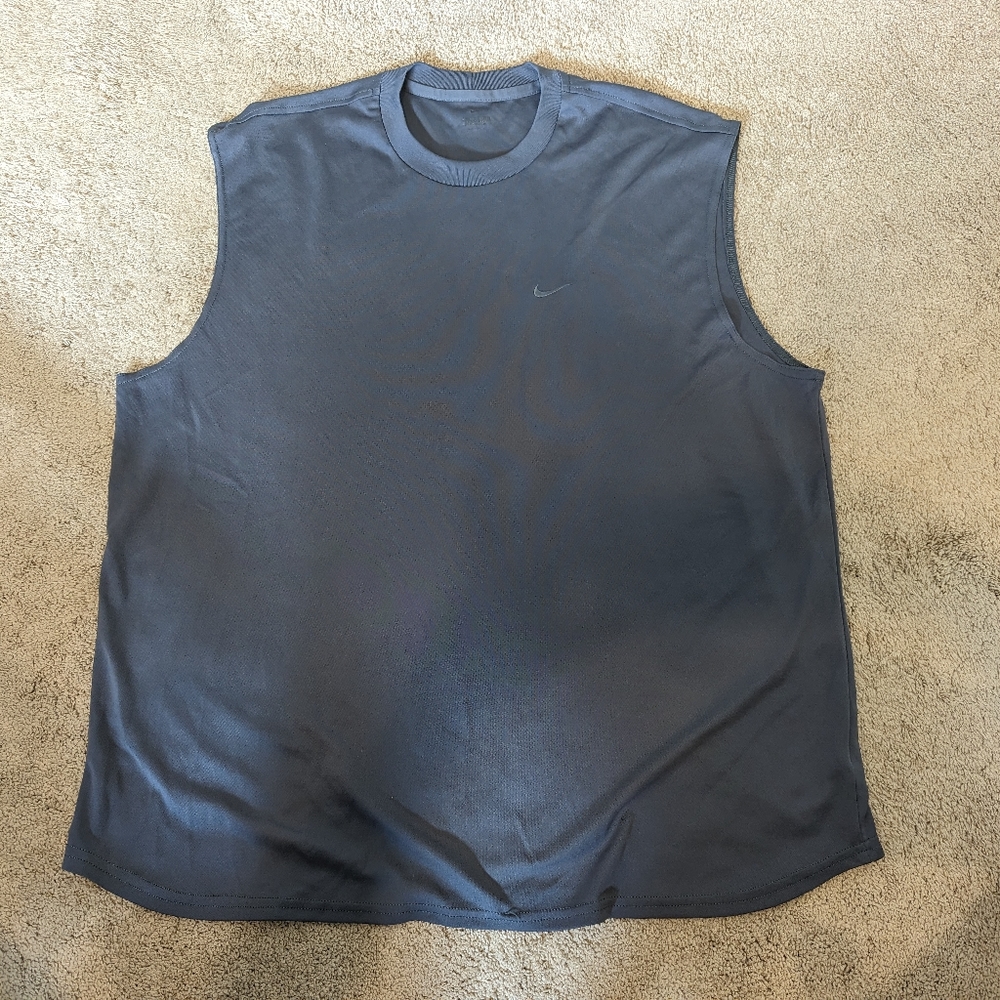 Men's Nike Dri-Fit Athletic Gray Tank Top Size XXL